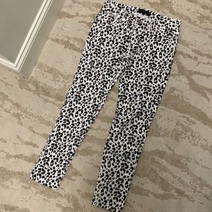 Cute summer jean! Adult women Leopard black and white jeans